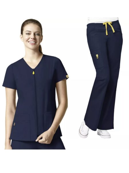 Conjunto Wonderwink Original Con Cremallera Frontal