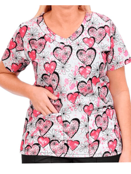 Blusa Estampada Corazones