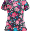 Blusa Estampada Gris Floral