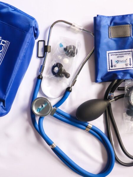 Fonendoscopio + Tensiometro Kit (Azul Rey)